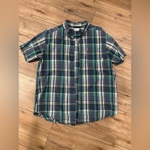 Columbia Men’s Plaid Short Sleeve Button Down Shirt XL